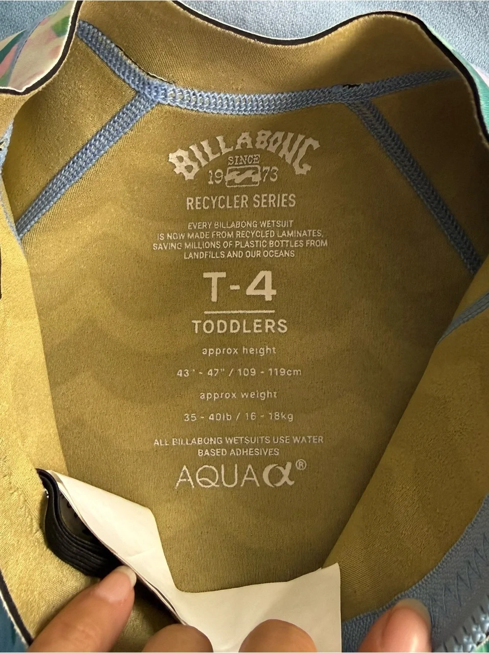 Billabong Salty Dayz Toddler Spring Wetsuit
